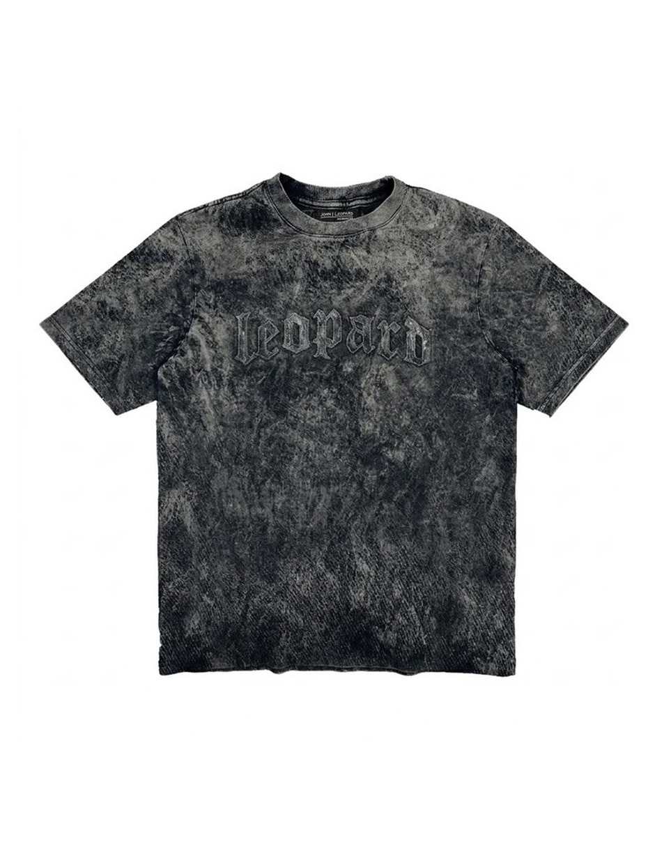 Playera John Leopard cuello redondo para hombre