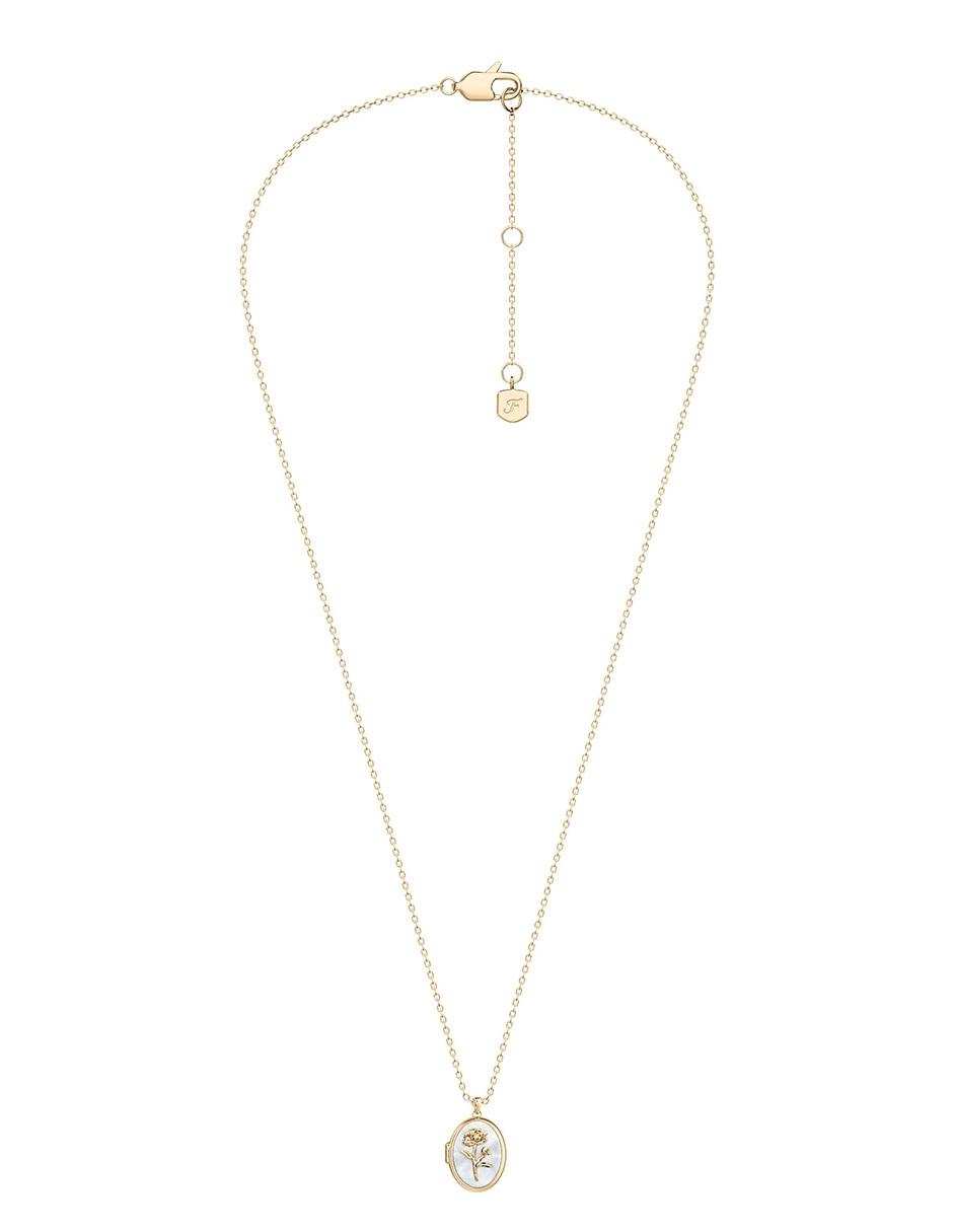 Collar con dije ovalado Sutton The Locket Collection