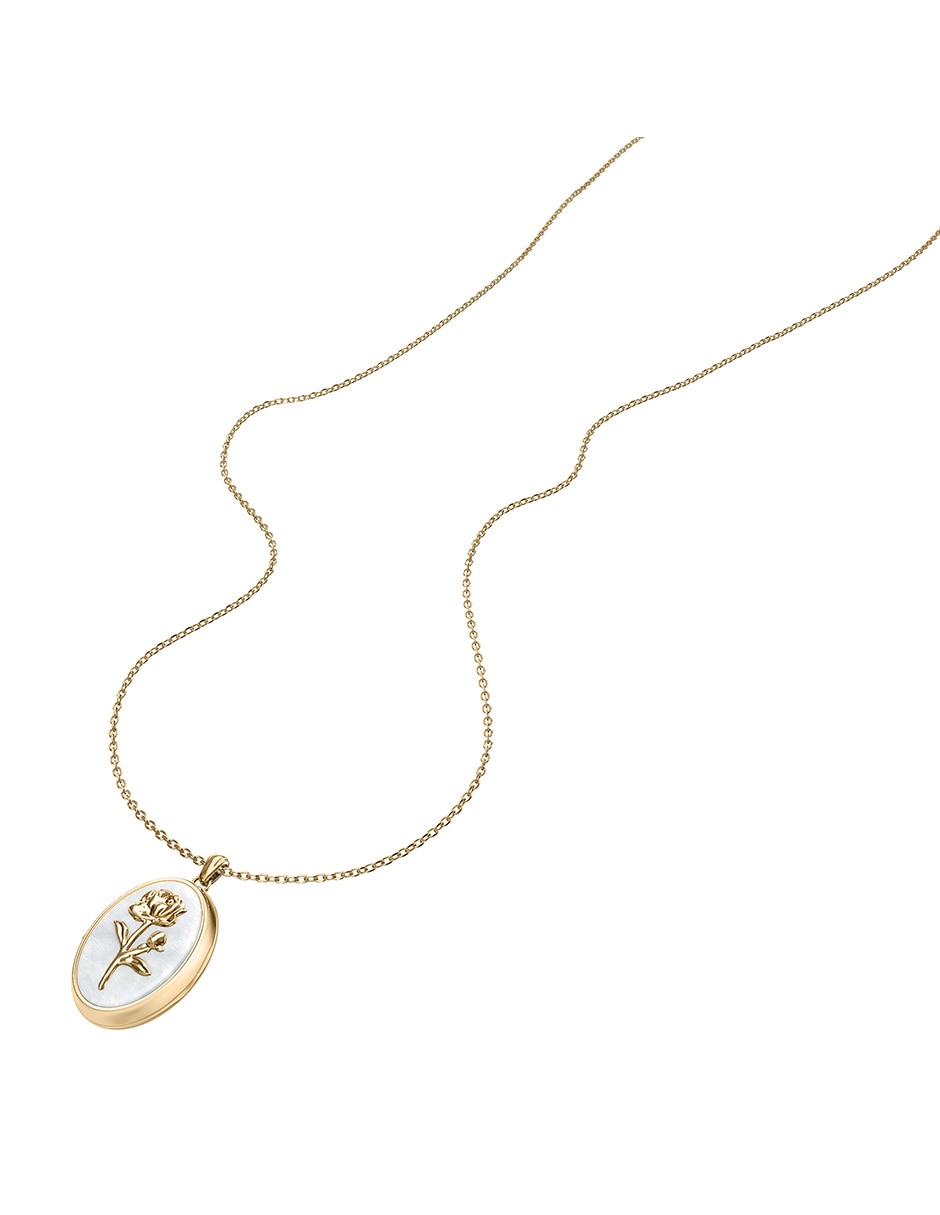 Collar con dije ovalado Sutton The Locket Collection 5