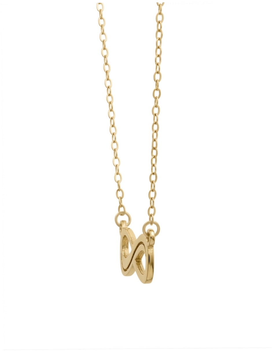 Collar con dije de infinito de oro 14 K 2