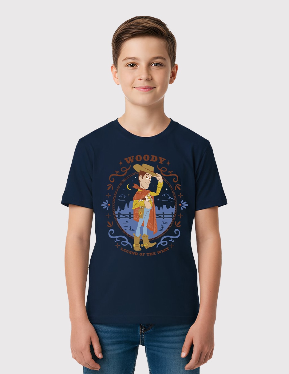 Playera Disney Toy Story manga corta para niño