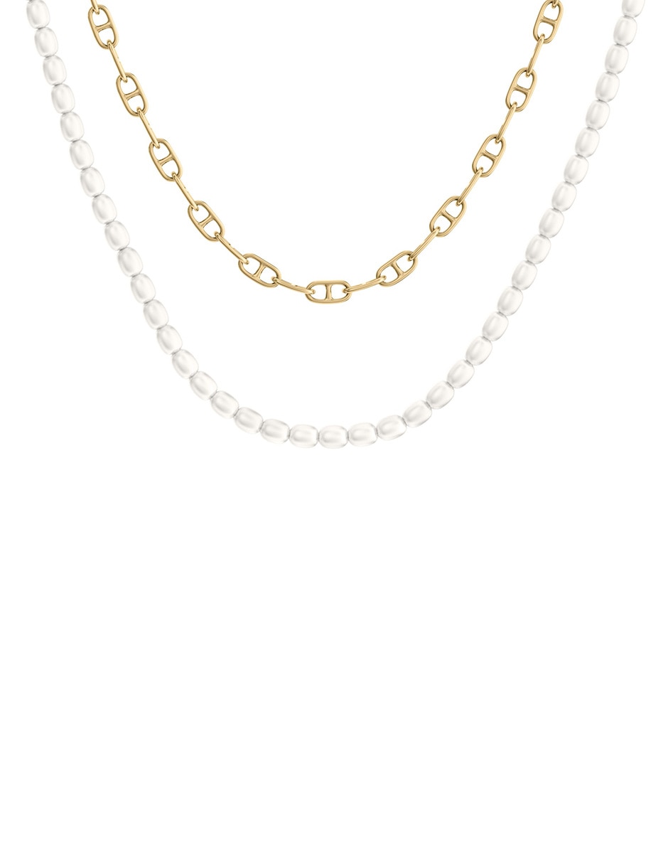 Collar de varios hilos Heritage Pearl D-Link 3