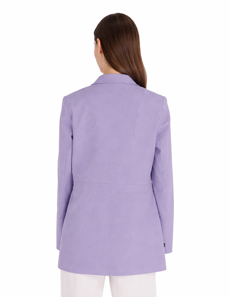 Gabardina resistente al agua con bolsillos shyla para mujer