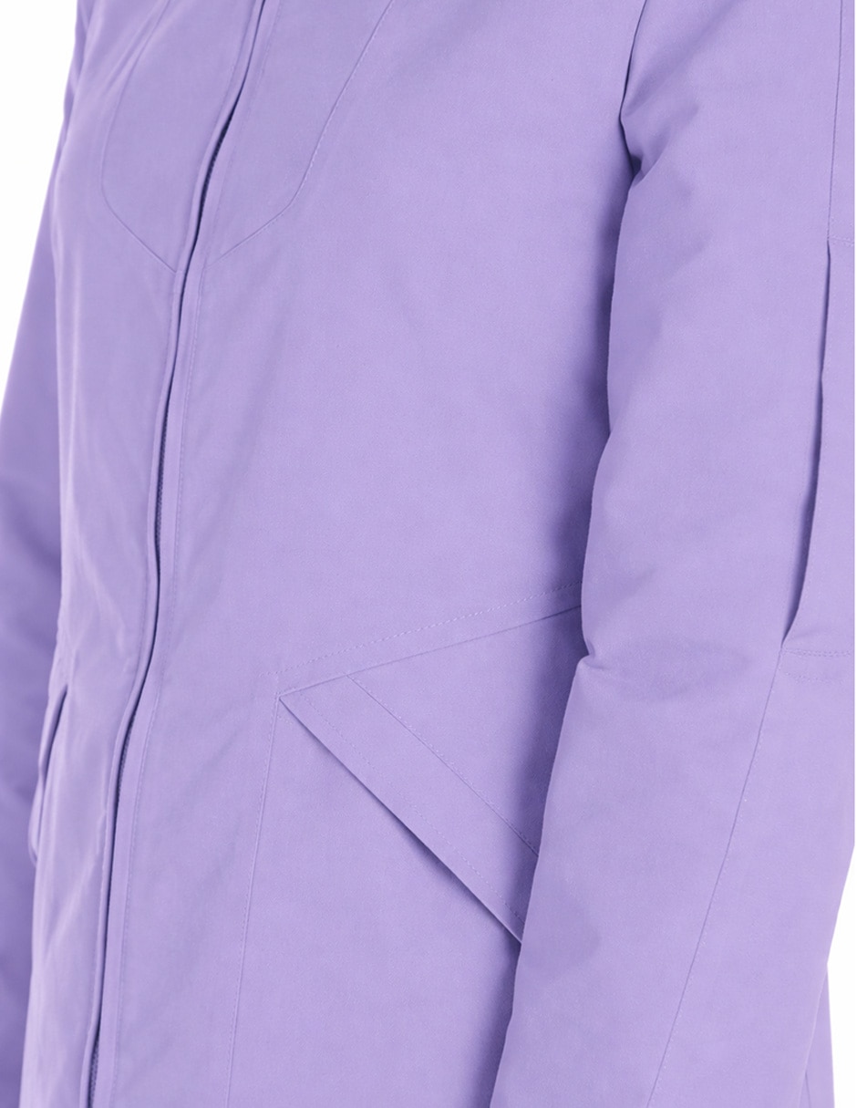 Gabardina resistente al agua con bolsillos shyla para mujer