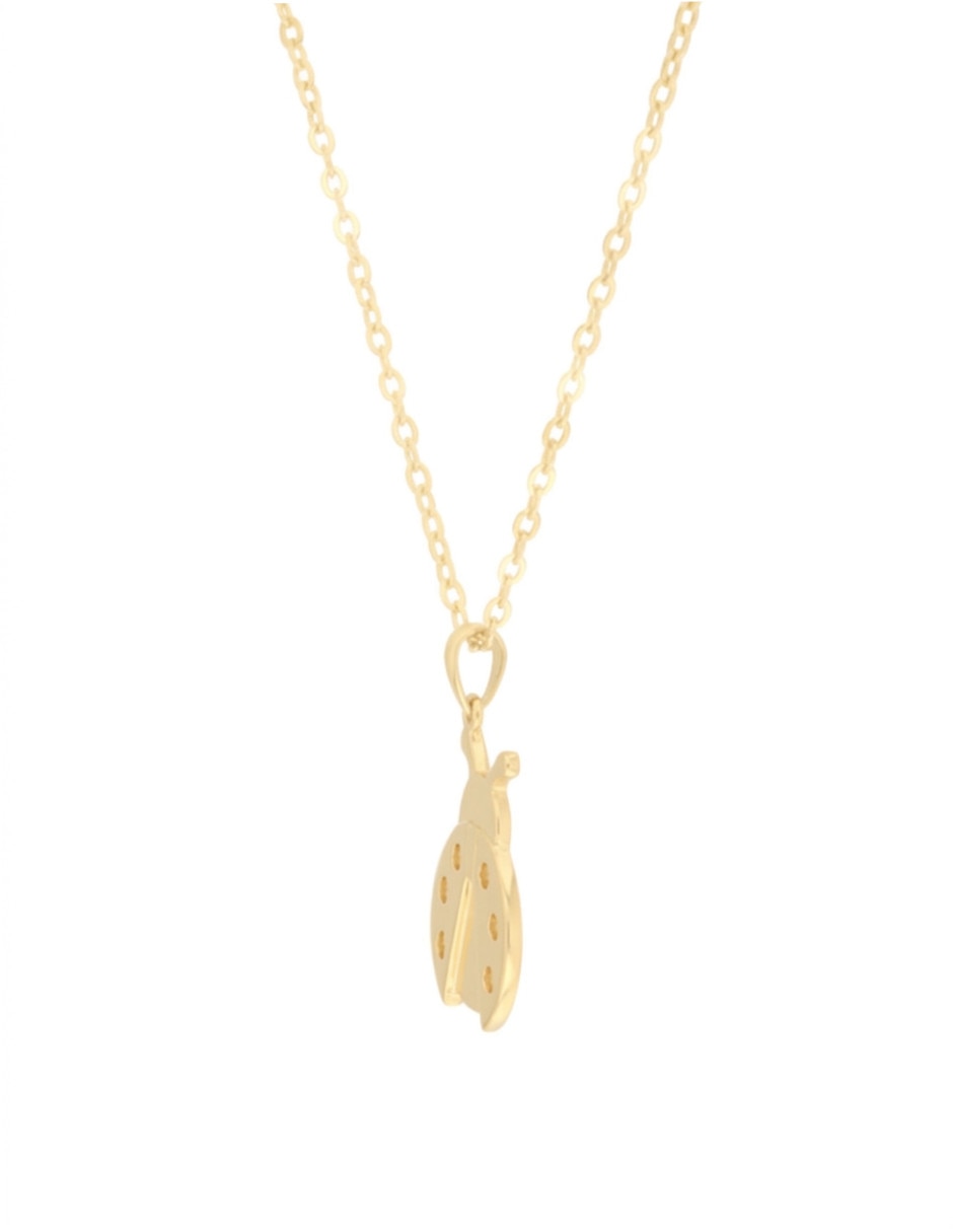 Collar con dije de catarina Fianelli de oro amarillo 14 K