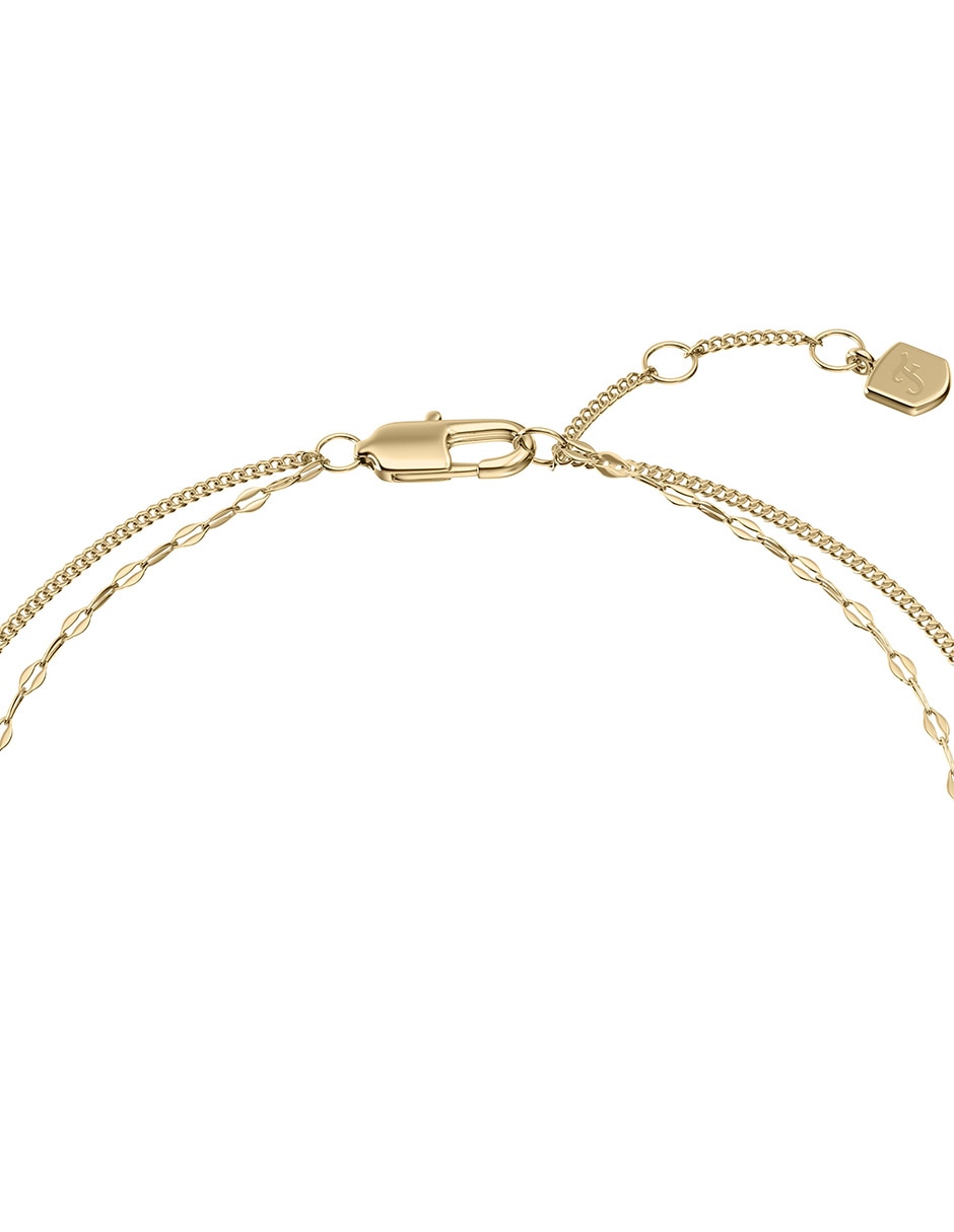Multi-pulsera Fossil con madre perla Sutton The Flower Collection acabado pulido