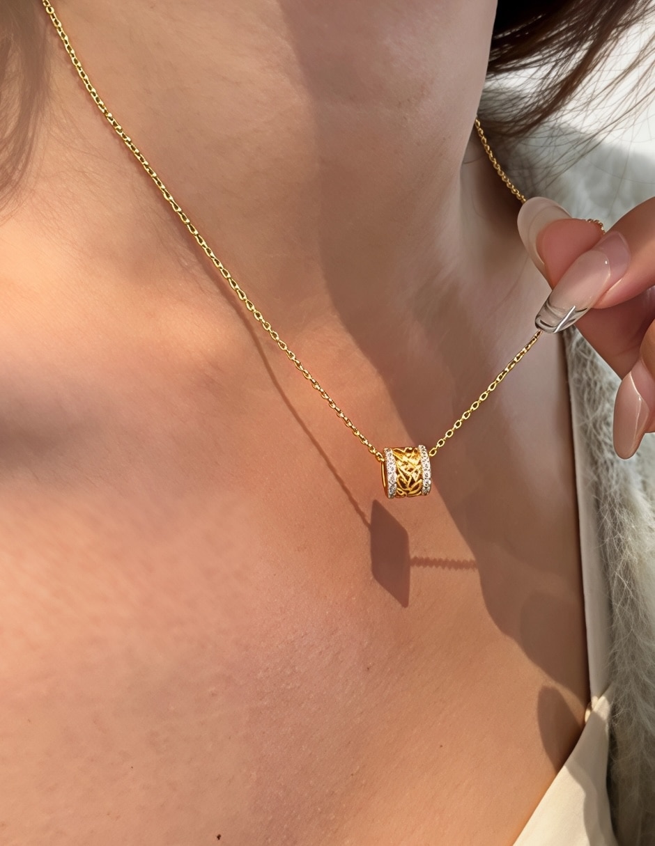 Collar con dije Yoiko Avelia de plata P 925