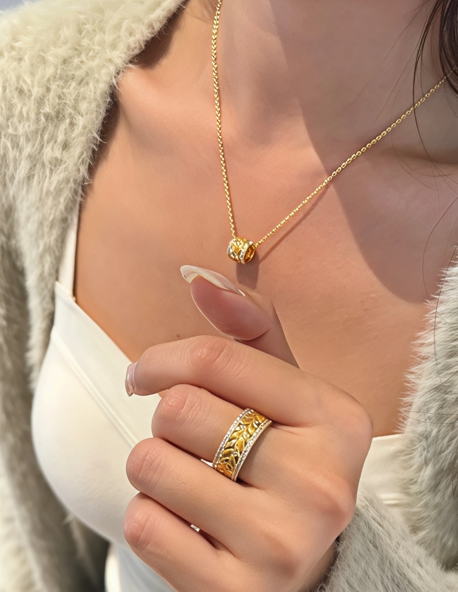 Collar con dije Yoiko Avelia de plata P 925