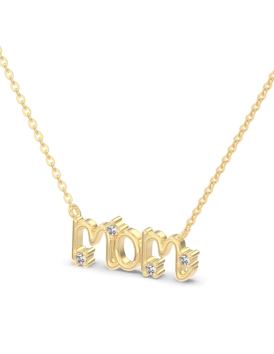 Collar Yoiko Mom Golden de plata P 925
