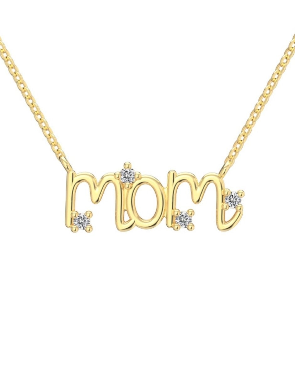 Collar Yoiko Mom Golden de plata P 925