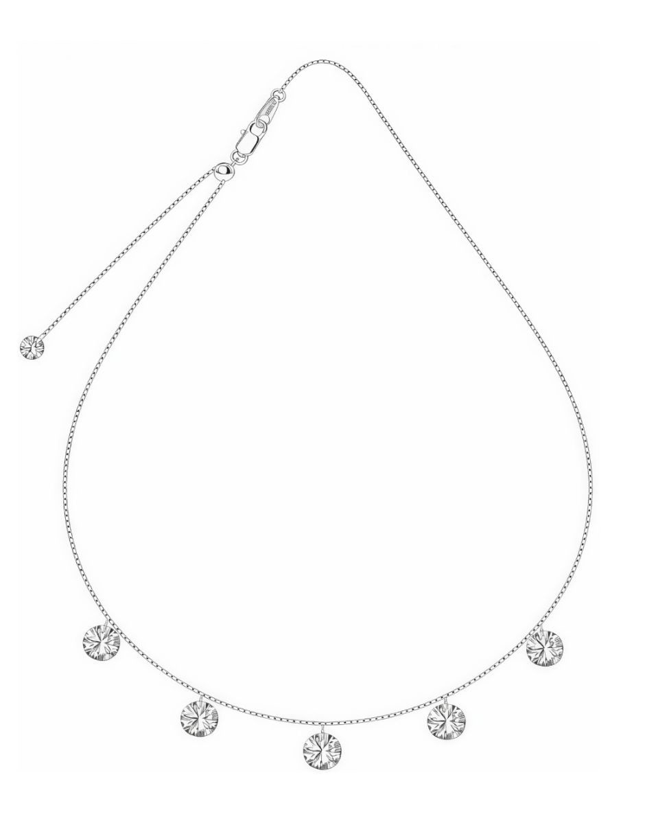 Collar Yoiko Celestia de plata p 925