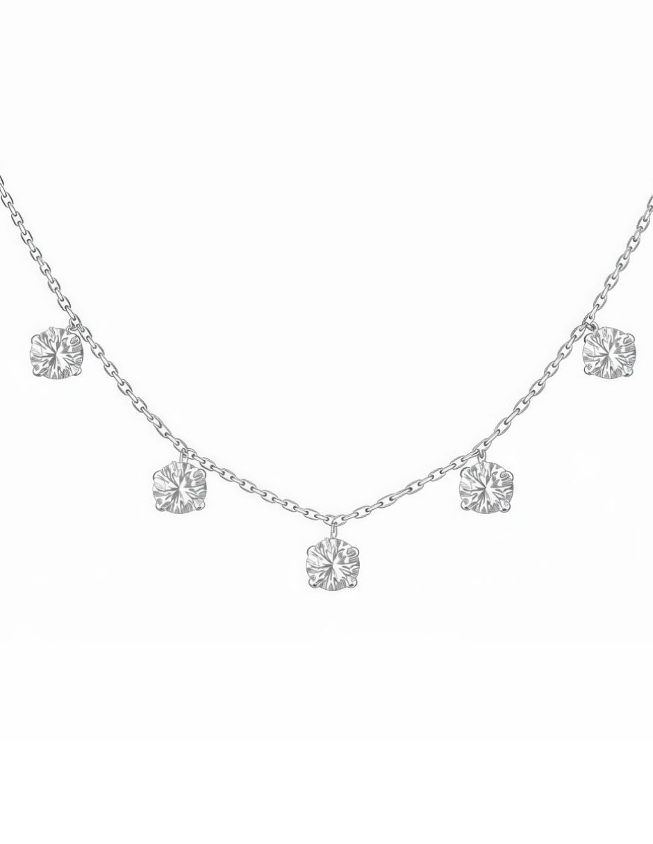 Collar Yoiko Celestia de plata p 925