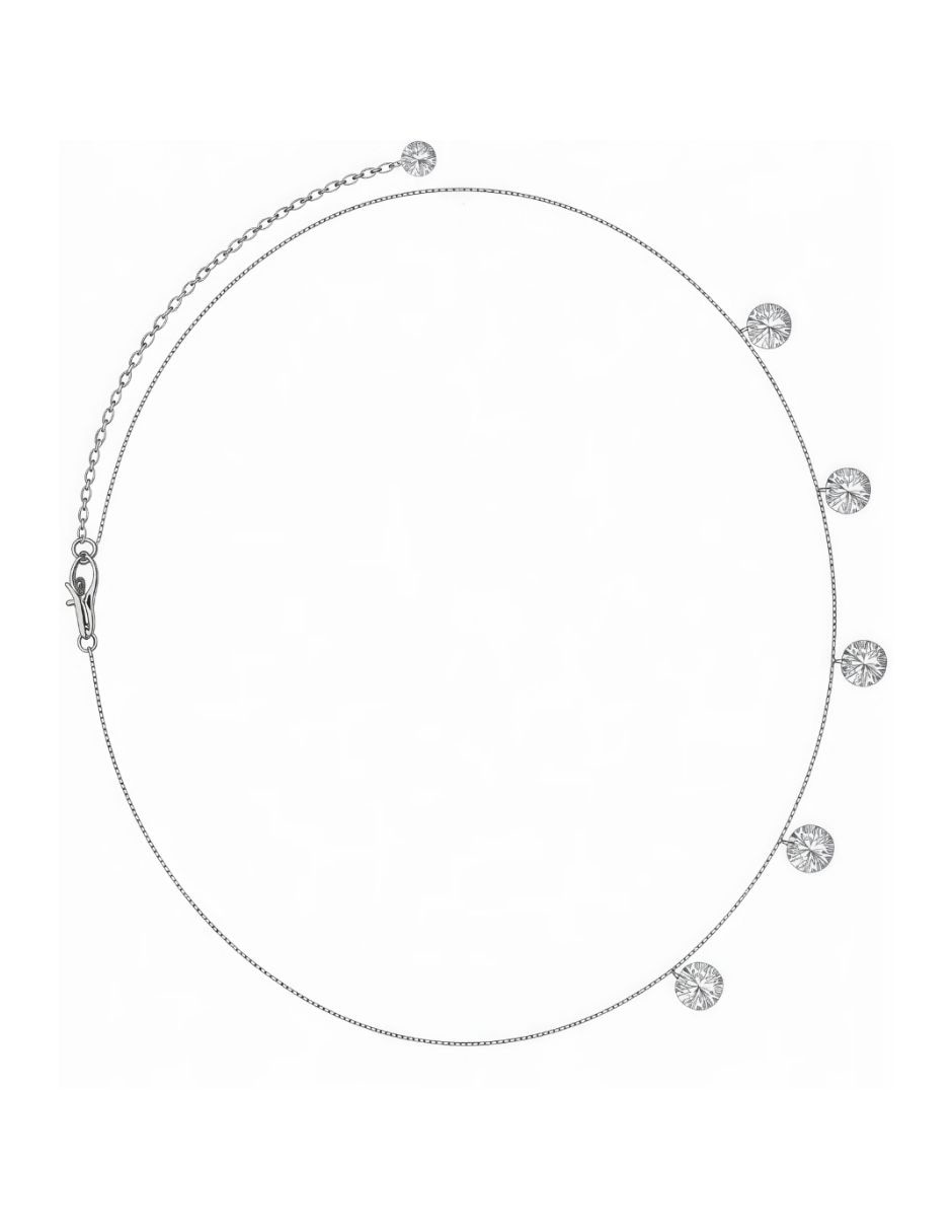 Collar Yoiko Celestia de plata p 925