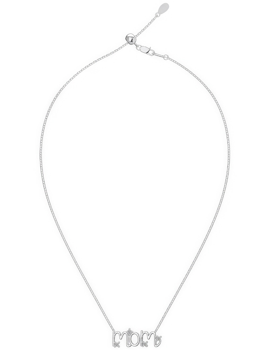 Collar con dije Yoiko Mom de plata P 925