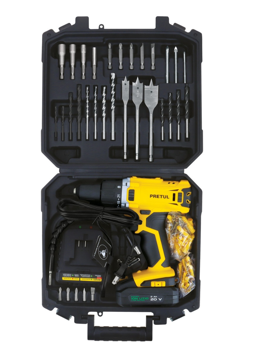 Taladro y brocas inalámbrico TALI -20P2K de 20 V Taladro y brocas inalámbrico TALI -20P2K de 20 V