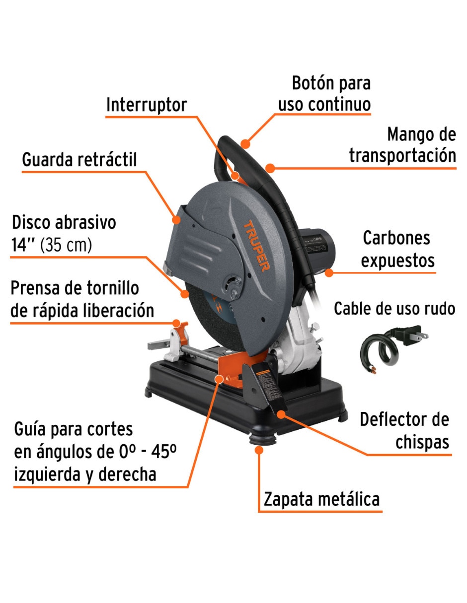 Cortadora Truper 2200 W