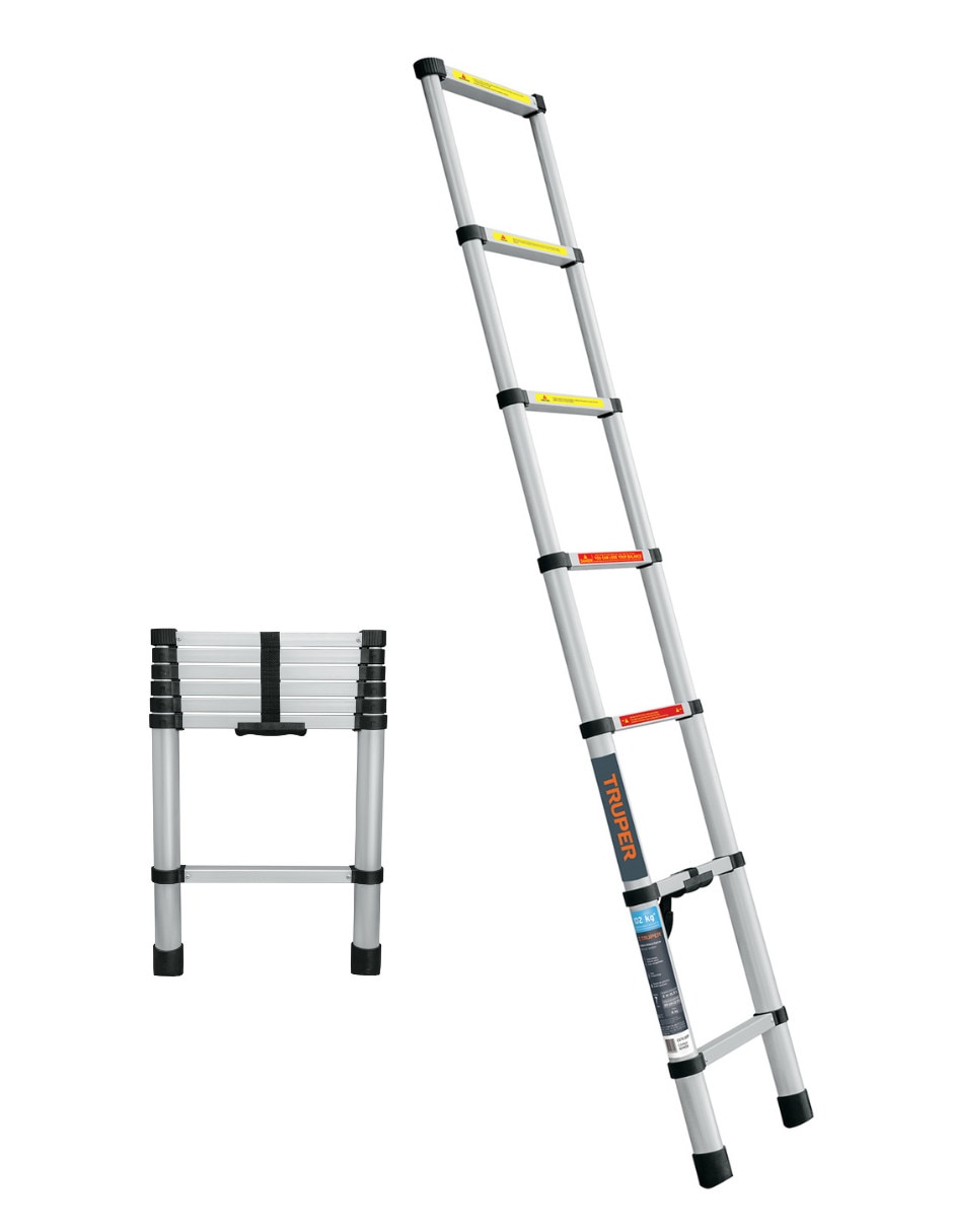 Escalera telescópica Truper de aluminio