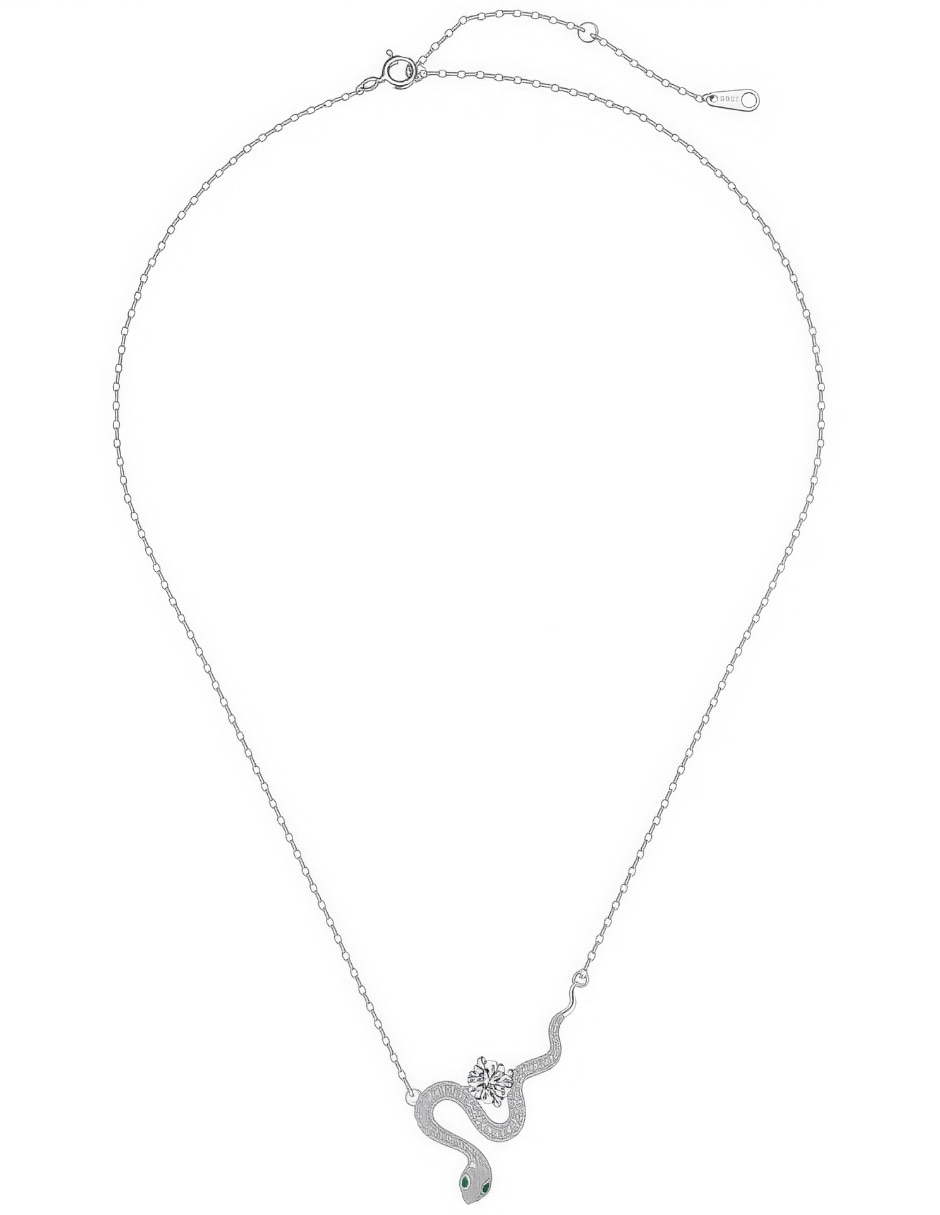 Collar de serpiente Yoiko Zyra de plata P 925
