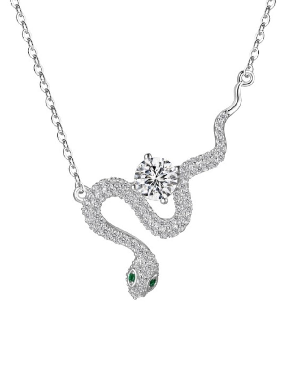 Collar de serpiente Yoiko Zyra de plata P 925