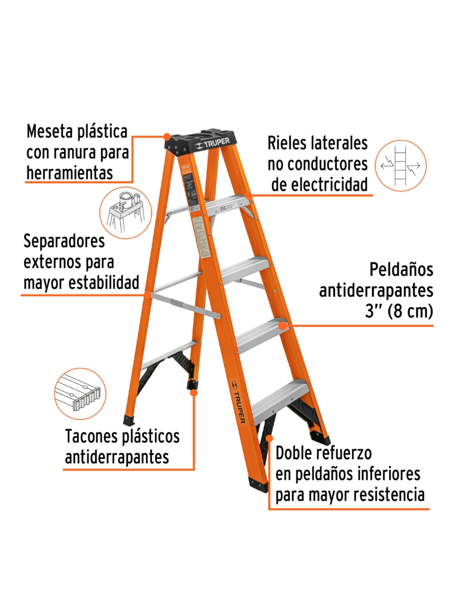 Escalera de tijera Truper