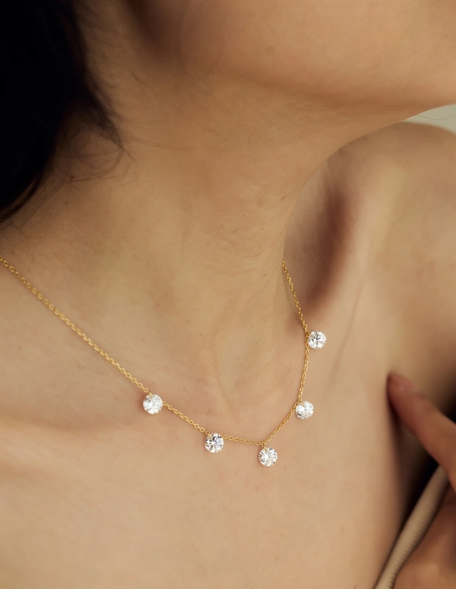 Collar Yoiko Celestia de plata P 925