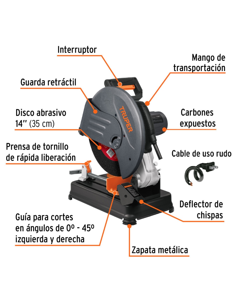 Cortadora Truper 2200 W