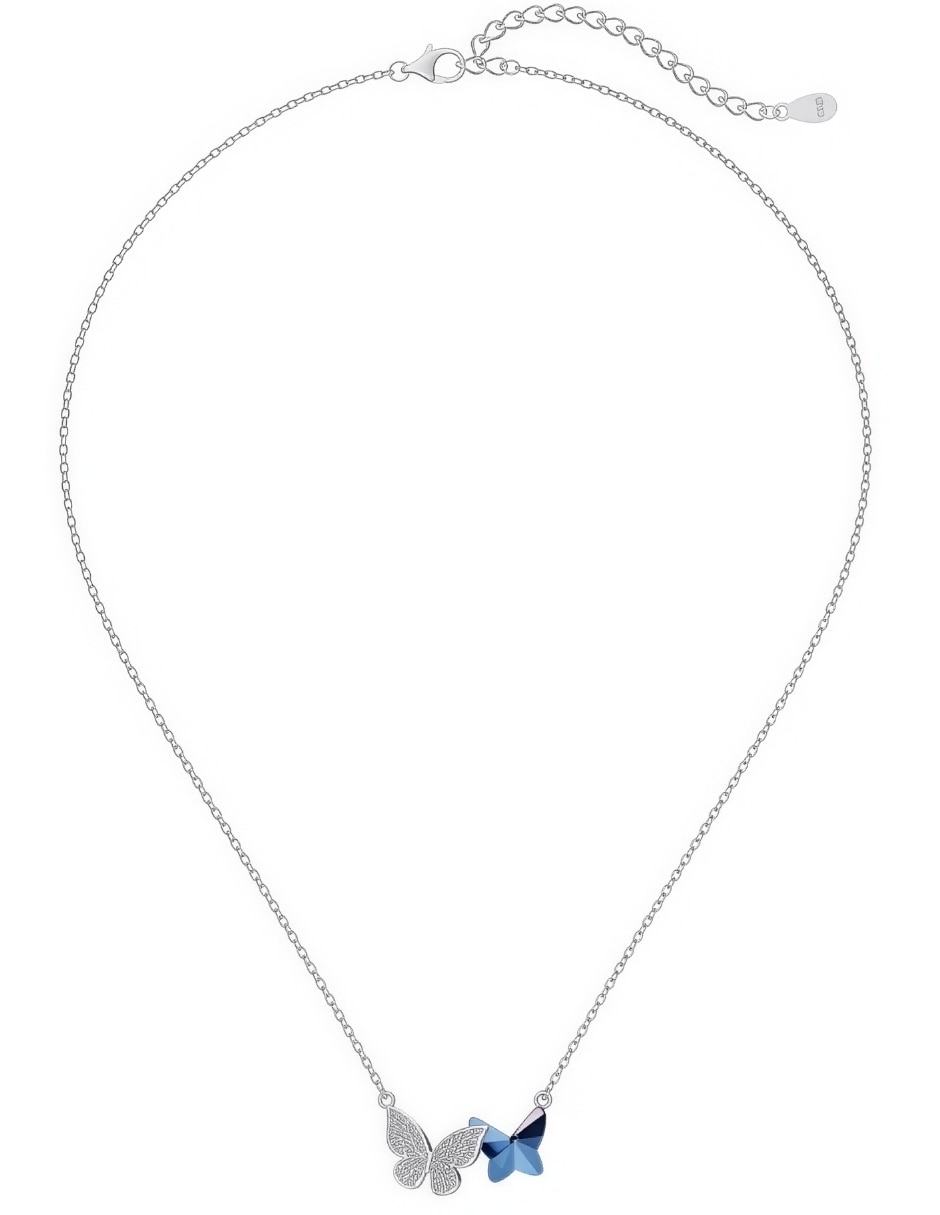 Collar de mariposa Yoiko Kaia de plata P 925