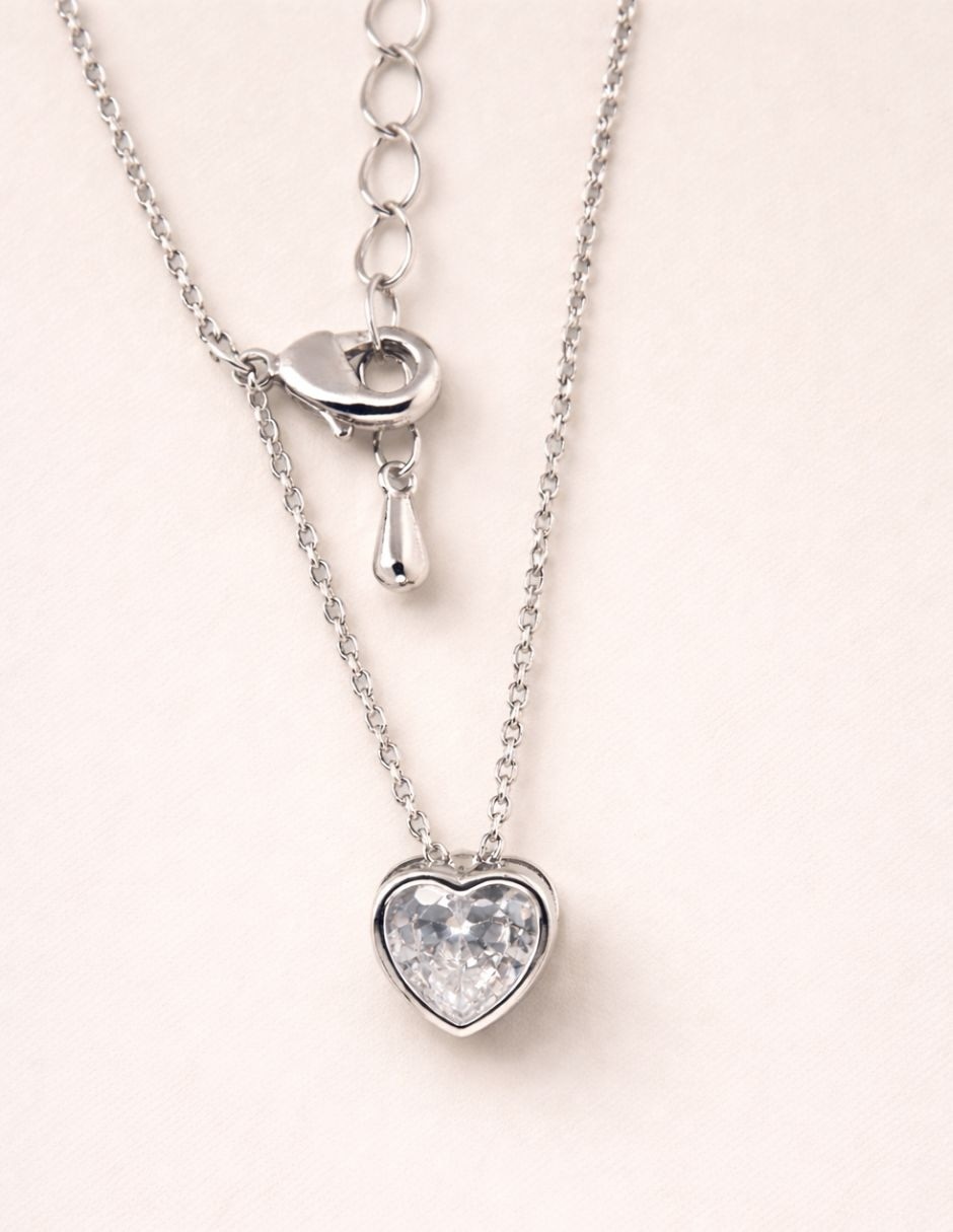 Collar con dije de corazón Yoiko Élan
