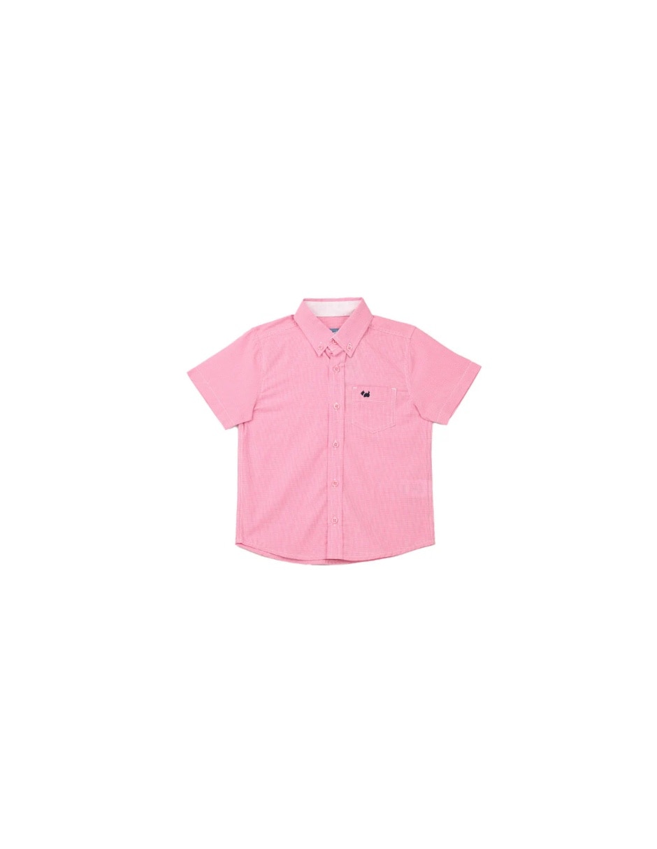 Camisa casual de algodón manga corta para bebè niño Camisa casual de algodón manga corta para bebè niño