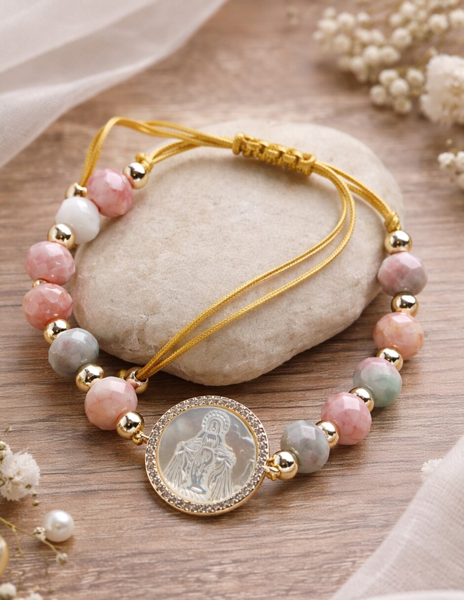 Yoiko 18 k virgen milagrosa con acabado