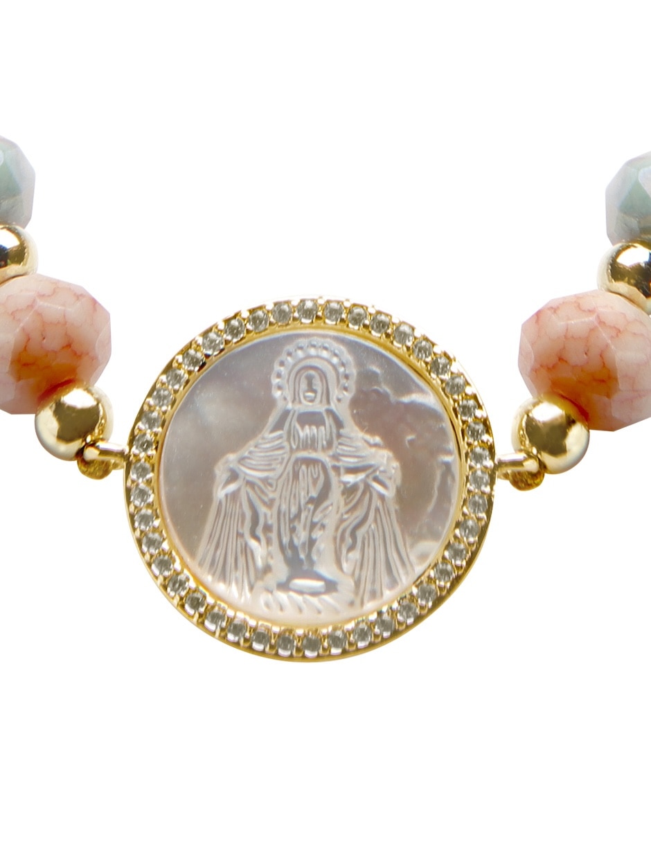 Yoiko 18 k virgen milagrosa con acabado
