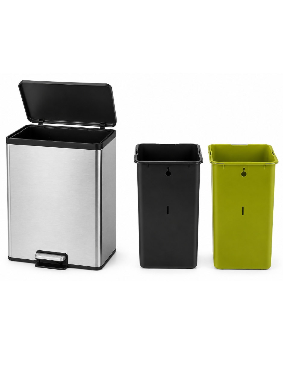 Bote de basura Recycler de acero