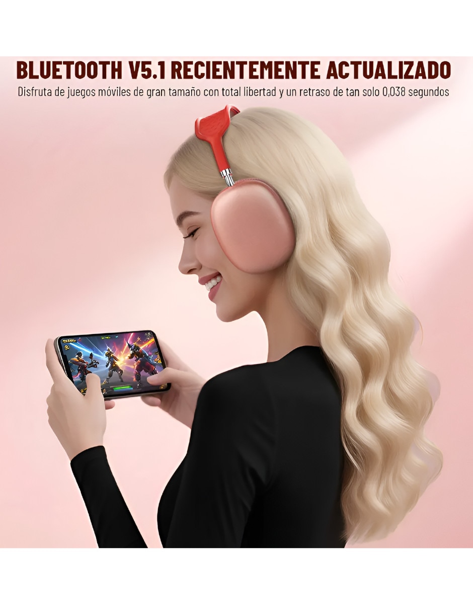 Audífonos Over-Ear XTLLAR14222 inalámbricos con cancelación de ruido 3