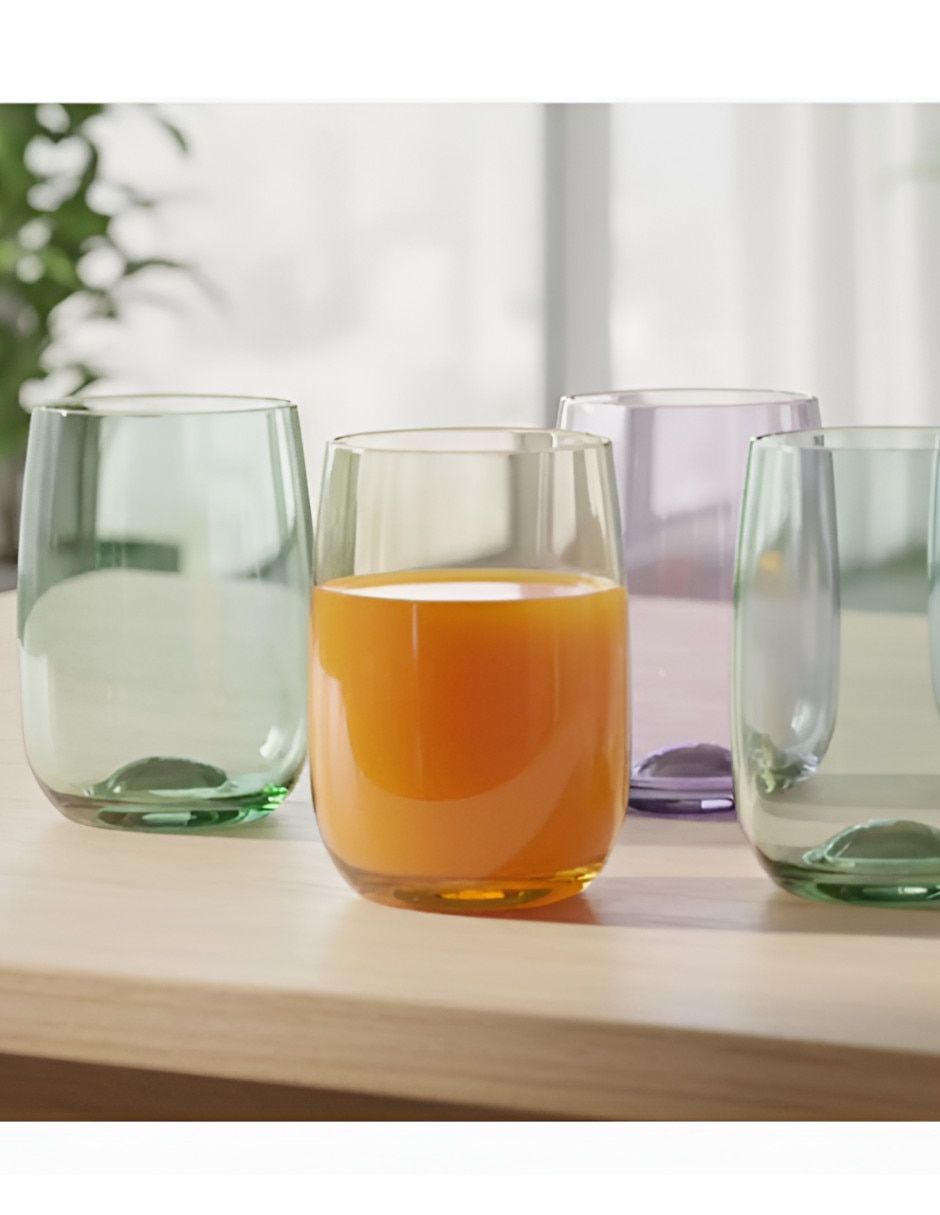 Vaso para agua de vidrio con 6 piezas 3