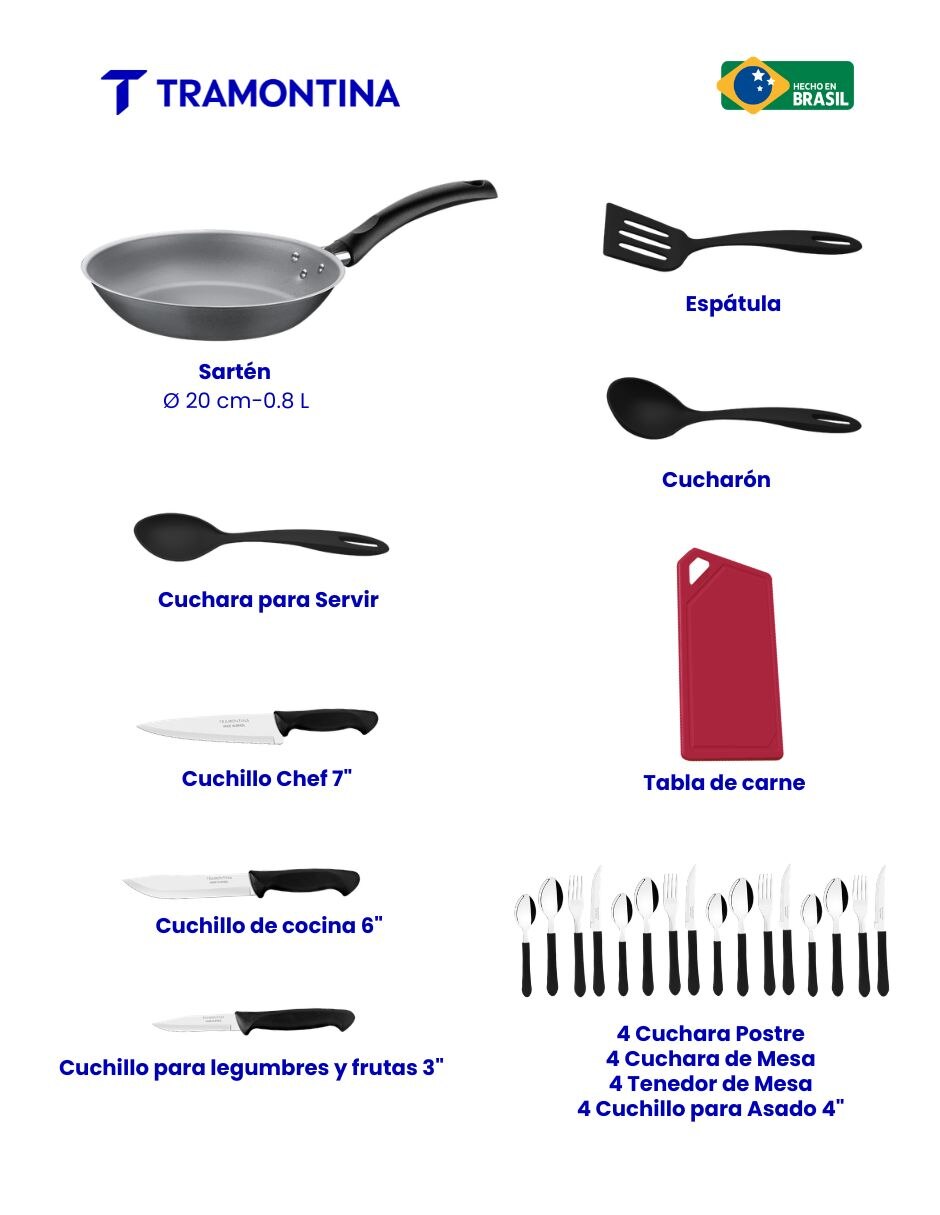 Kit de cocina portátil de 24 piezas 6