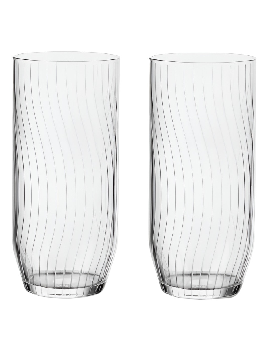 Set de vasos largos de vidrio con 4 piezas 2