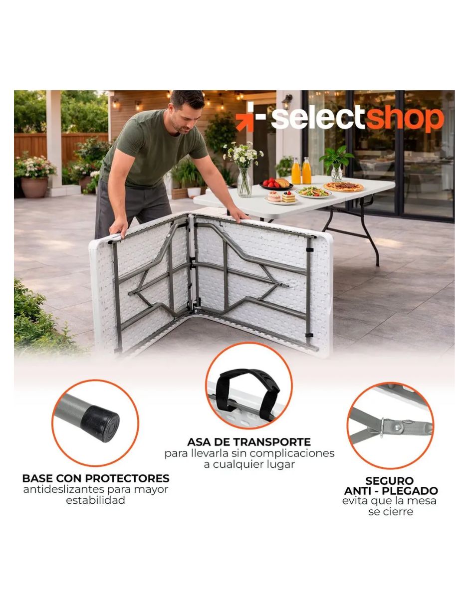 Mesa plegable Select Shop