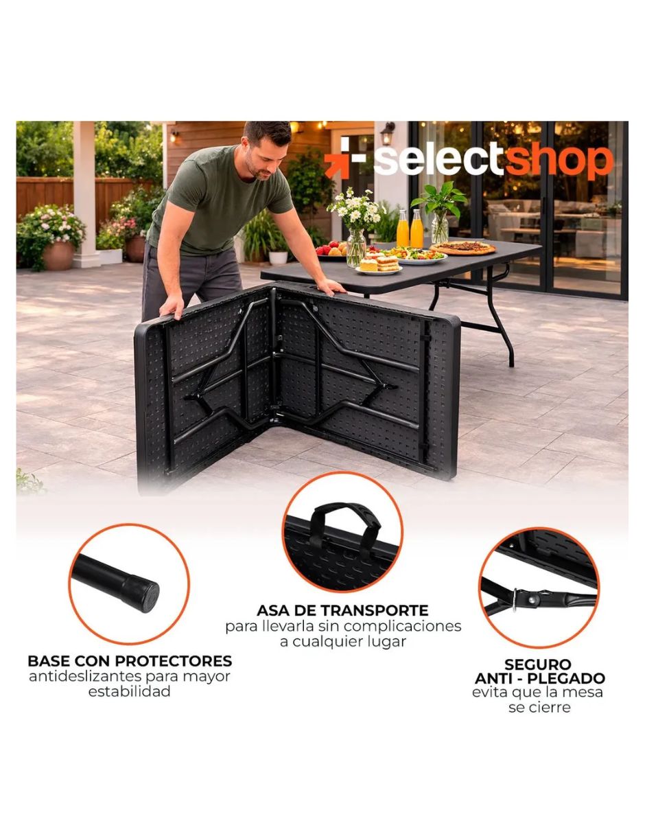Mesa plegable Select Shop