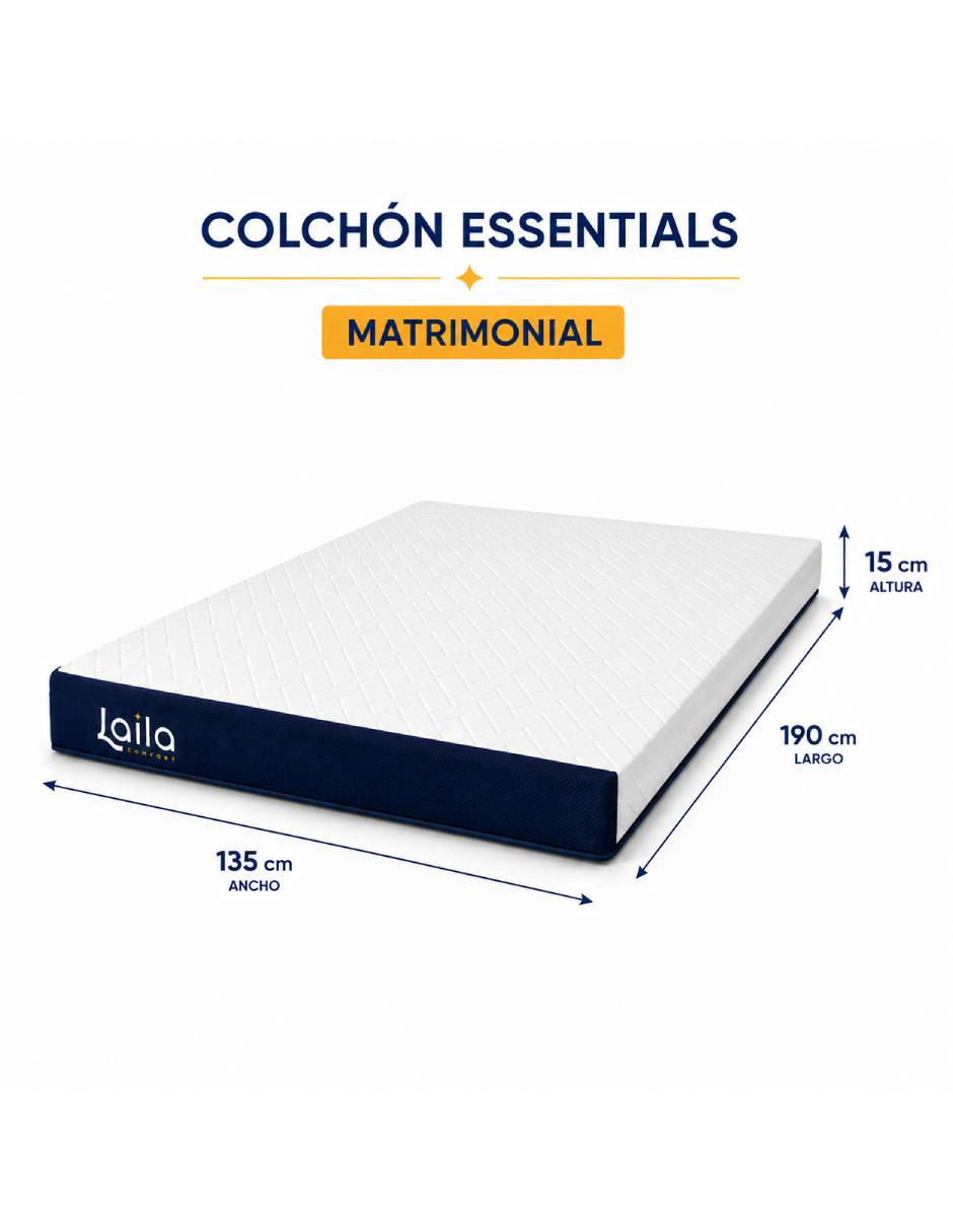 Colchón en caja Laila Comfort essentials