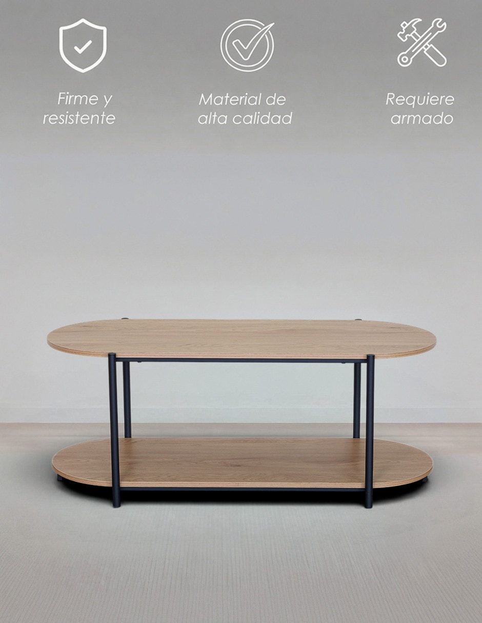 Mesa de centro extensible armable 6