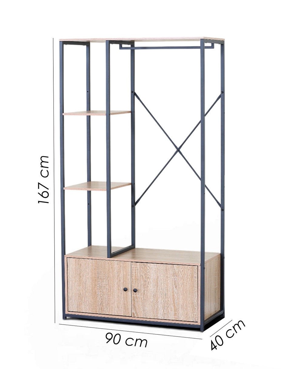 Perchero de piso Ilios Inova Gdx de MDF 8