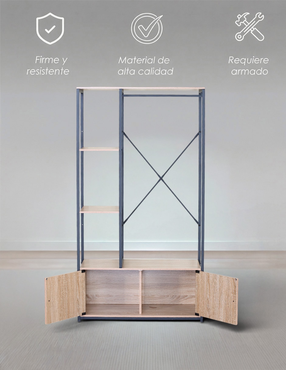 Perchero de piso Ilios Inova Gdx de MDF 6