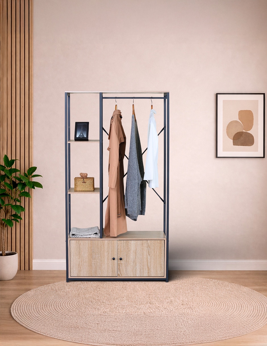 Perchero de piso Ilios Inova Gdx de MDF 4