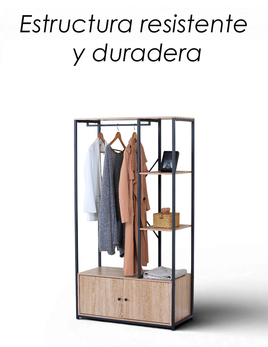 Perchero de piso Ilios Inova Gdx de MDF Perchero de piso Ilios Inova Gdx de MDF