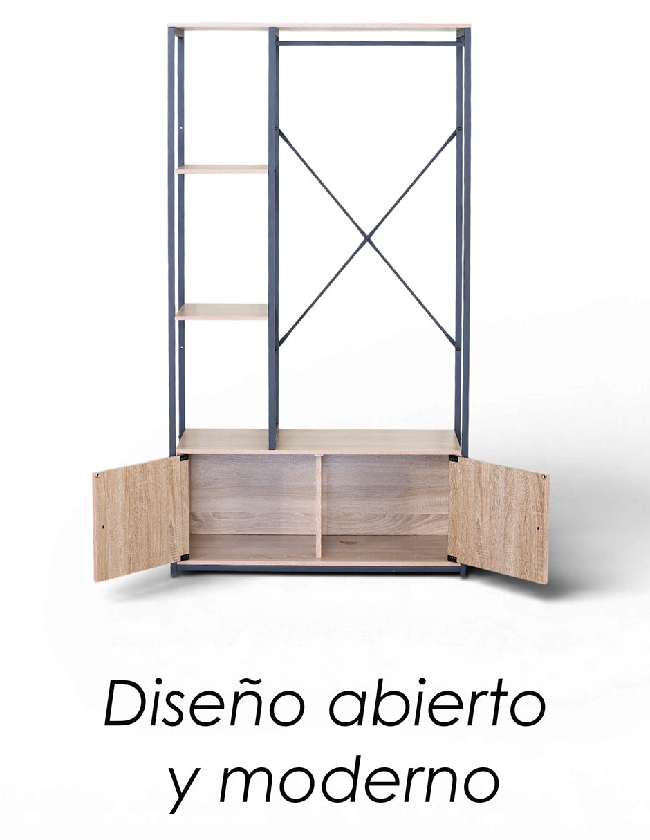Perchero de piso Ilios Inova Gdx de MDF 7