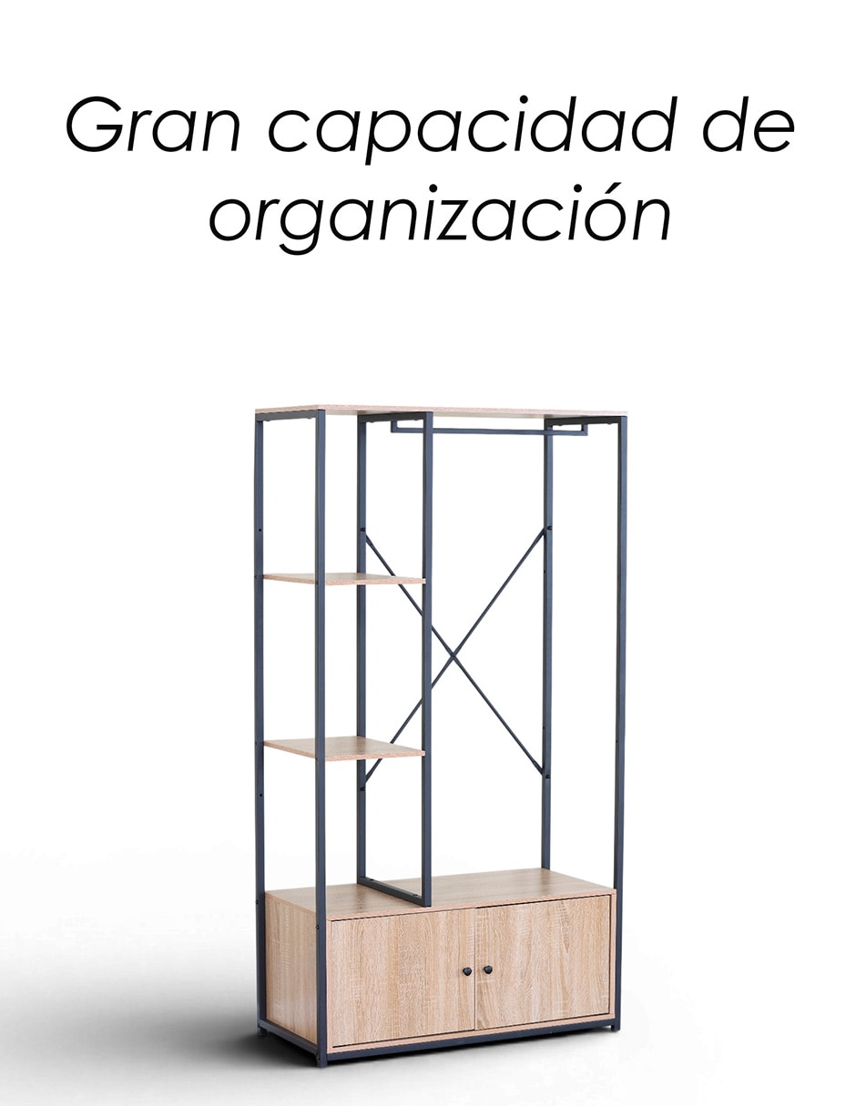 Perchero de piso Ilios Inova Gdx de MDF 3