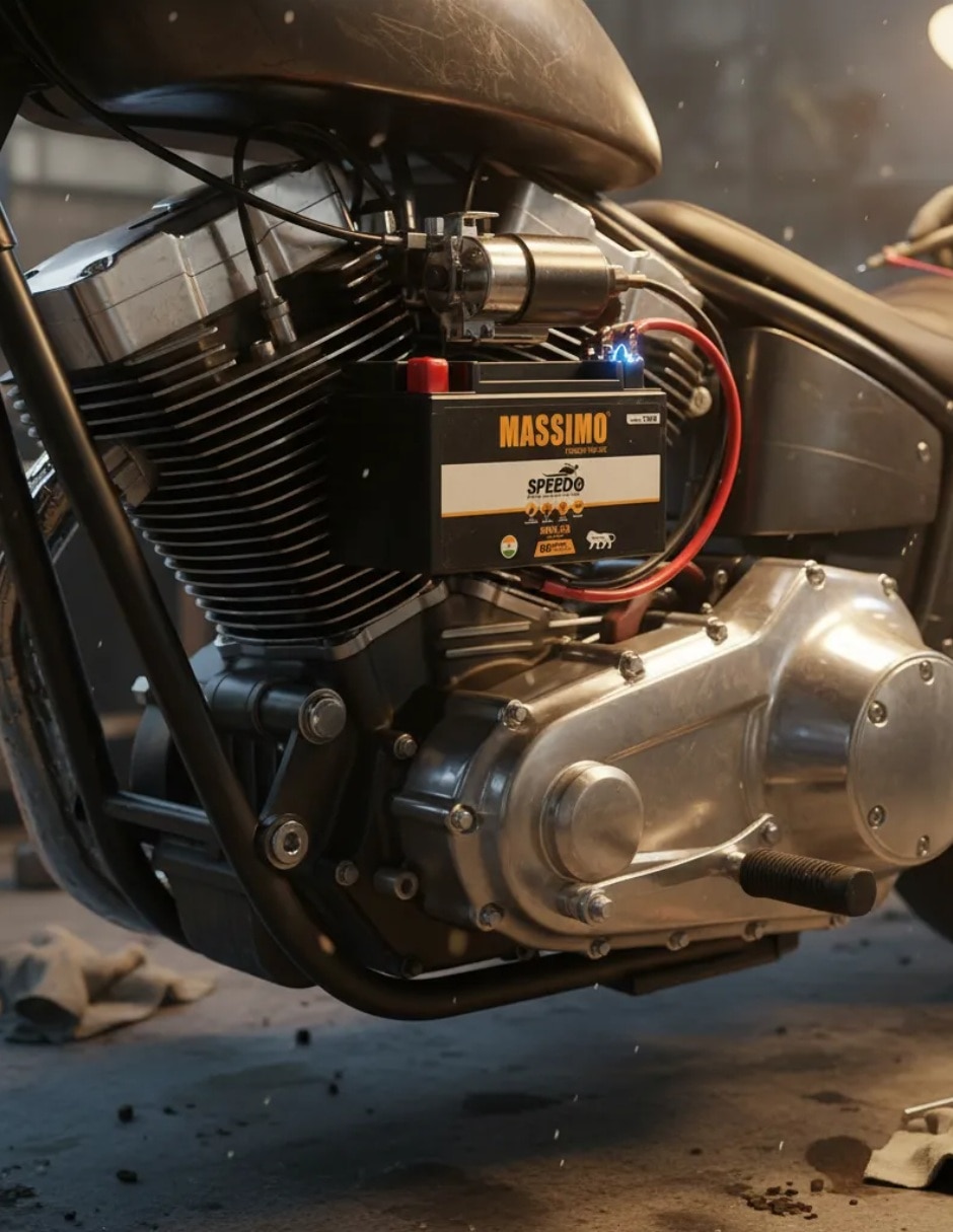 Moto batería Massimo YTX7A-BS 12V 6Ah Agm
