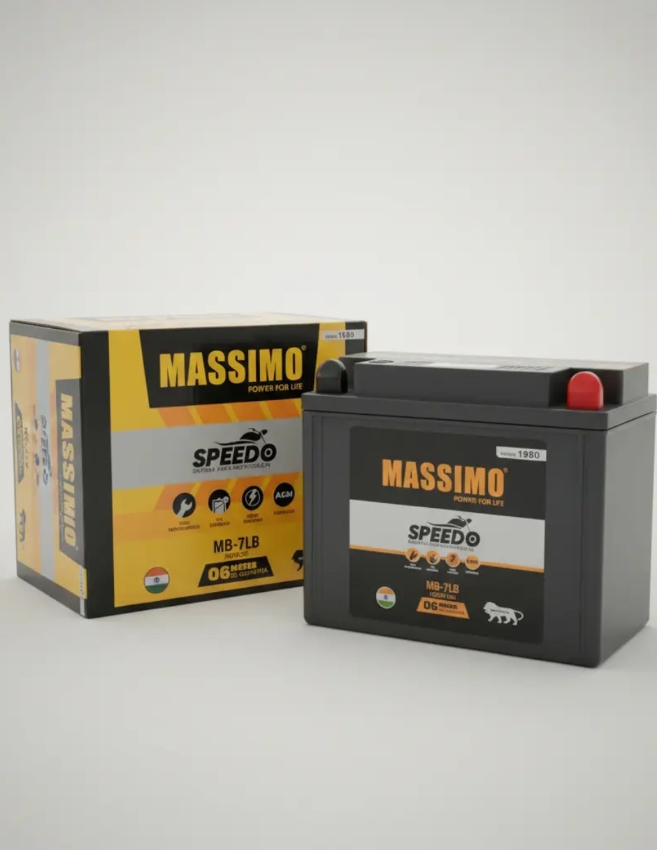 Moto batería Massimo 12N7B-3A