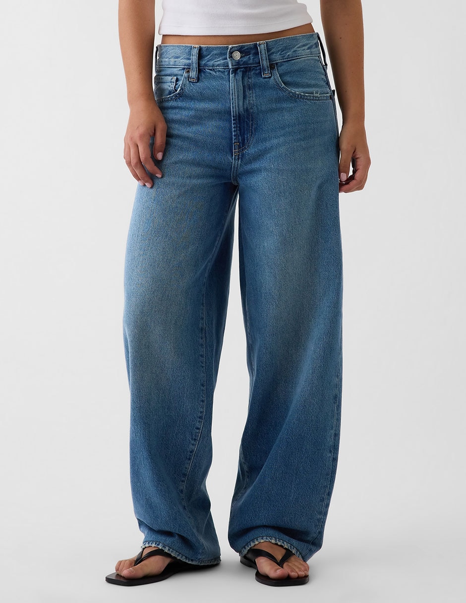 Jeans baggy Hailey Bieber para mujer