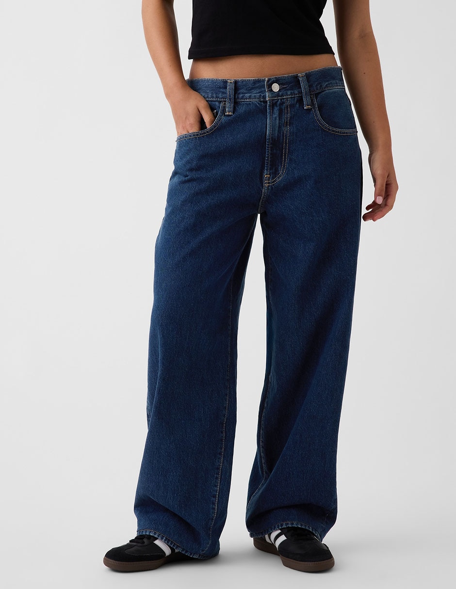Jeans relaxed baggy Hailey Bieber para mujer Jeans relaxed baggy Hailey Bieber para mujer